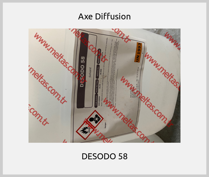 Axe Diffusion - DESODO 58