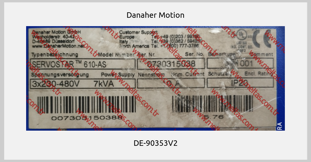 Danaher Motion - DE-90353V2