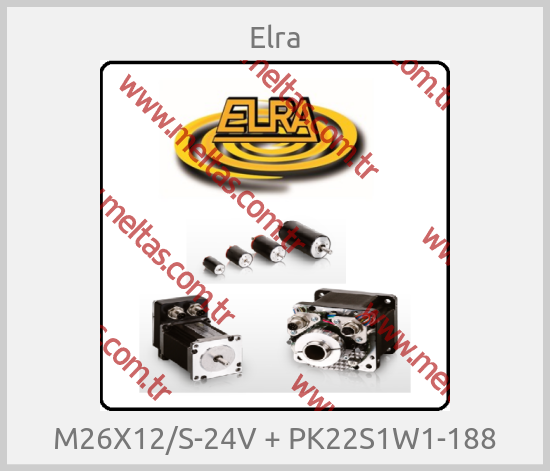 Elra - M26X12/S-24V + PK22S1W1-188