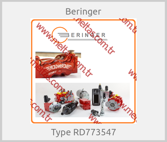 Beringer - Type RD773547