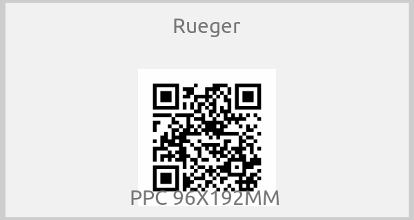 Rueger - PPC 96X192MM 