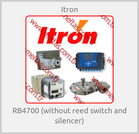 Itron - RB4700 (without reed switch and silencer)