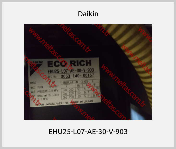 Daikin - EHU25-L07-AE-30-V-903