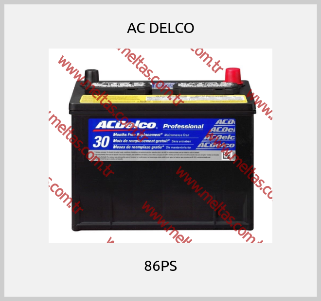 AC DELCO - 86PS