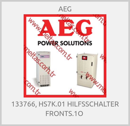 AEG - 133766, HS7K.01 HILFSSCHALTER FRONTS.1O 