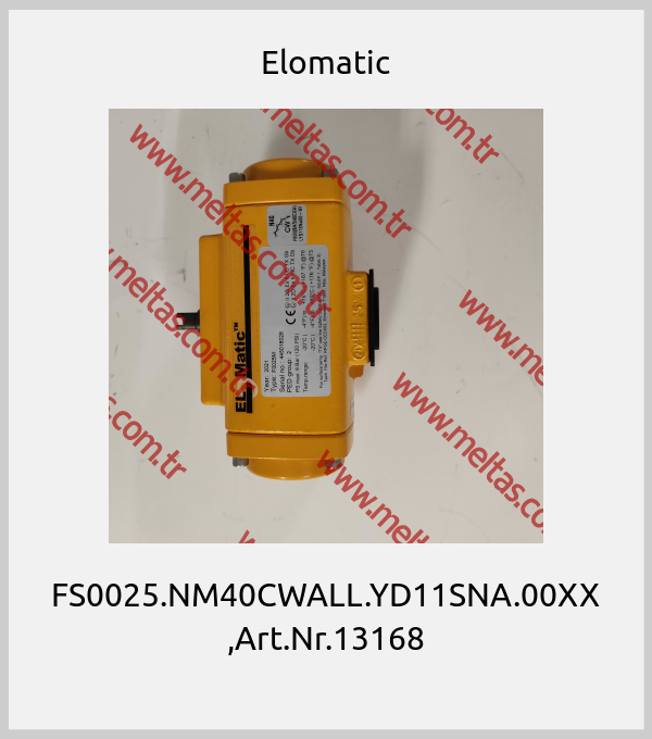 Elomatic-FS0025.NM40CWALL.YD11SNA.00XX ,Art.Nr.13168