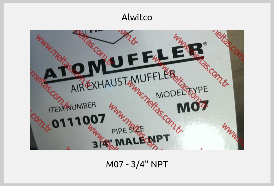 Alwitco - M07 - 3/4" NPT
