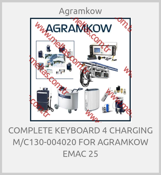 Agramkow - COMPLETE KEYBOARD 4 CHARGING M/C130-004020 FOR AGRAMKOW EMAC 25