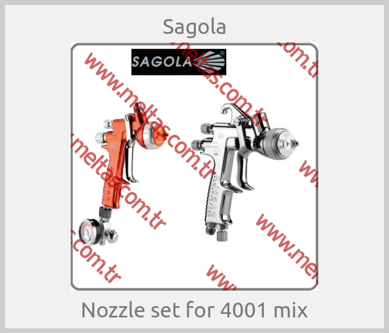 Sagola - Nozzle set for 4001 mix