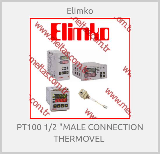 Elimko-PT100 1/2 "MALE CONNECTION THERMOVEL 