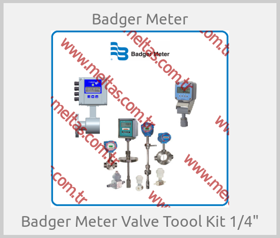 Badger Meter-Badger Meter Valve Toool Kit 1/4"