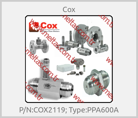 Cox - P/N:COX2119; Type:PPA600A
