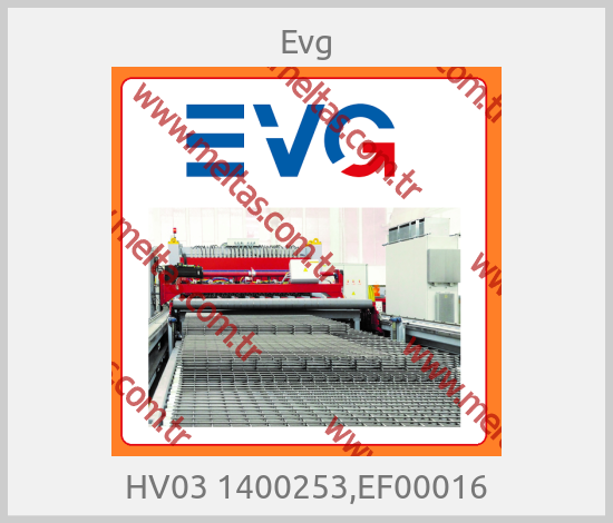 Evg - HV03 1400253,EF00016