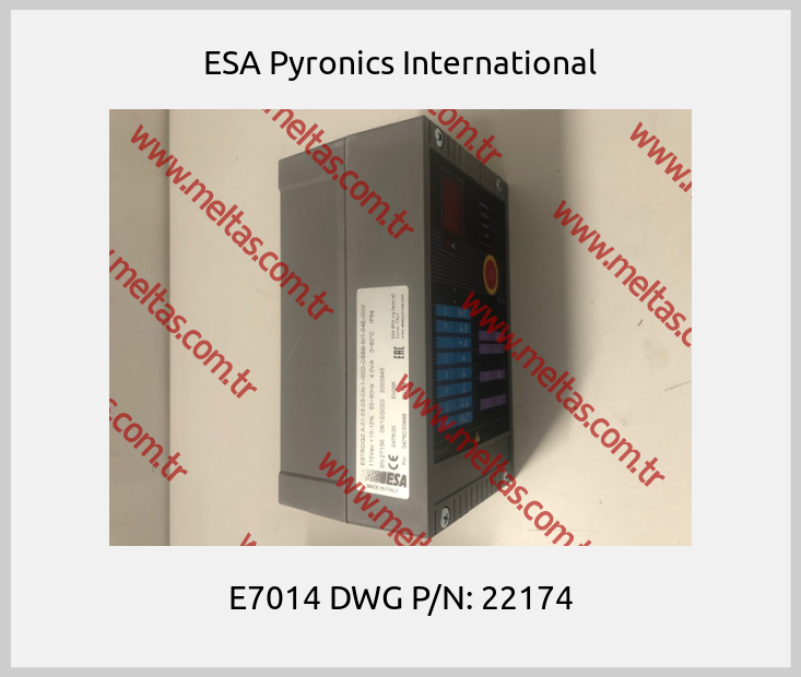 ESA Pyronics International - E7014 DWG P/N: 22174