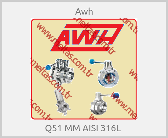 Awh - Q51 MM AISI 316L 