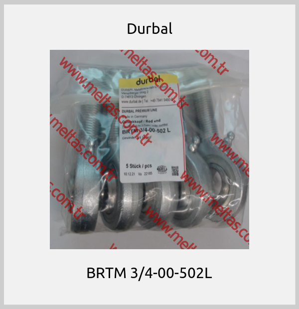 Durbal - BRTM 3/4-00-502L