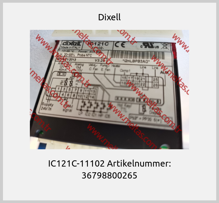Dixell - IC121C-11102 Artikelnummer: 36798800265