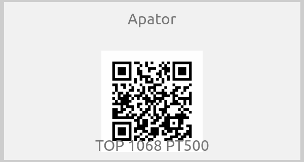 Apator - TOP 1068 PT500