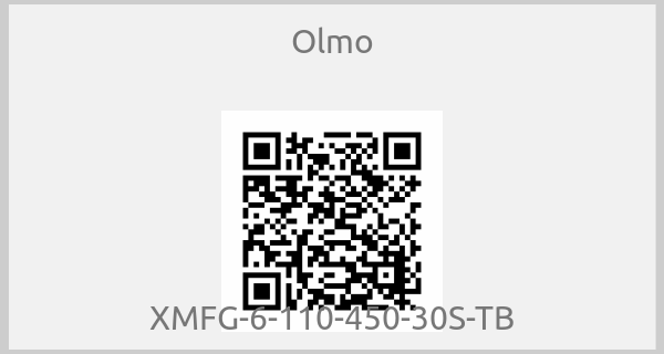 Olmo - XMFG-6-110-450-30S-TB