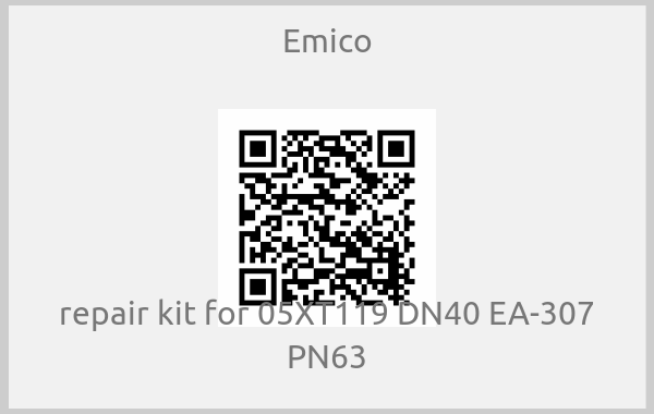 Emico - repair kit for 05XT119 DN40 EA-307 PN63