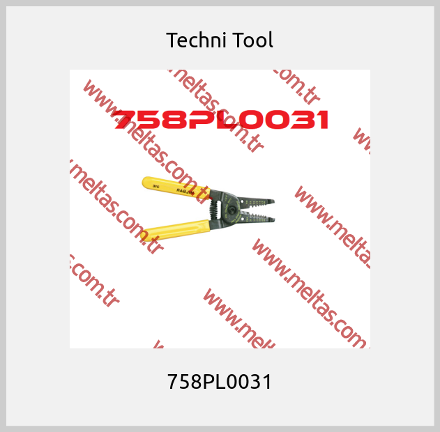 Techni Tool - 758PL0031