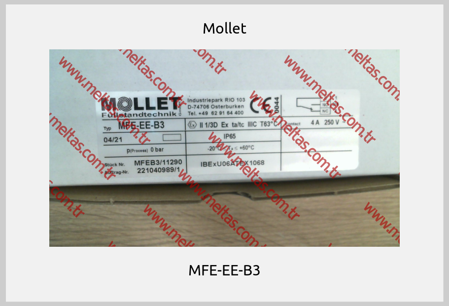 Mollet - MFE-EE-B3