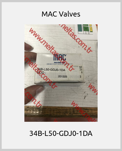 МAC Valves - 34B-L50-GDJ0-1DA