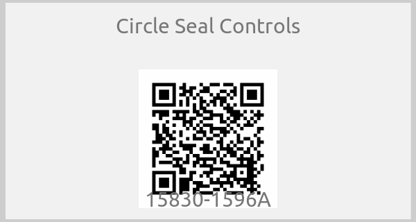 Circle Seal Controls - 15830-1596A
