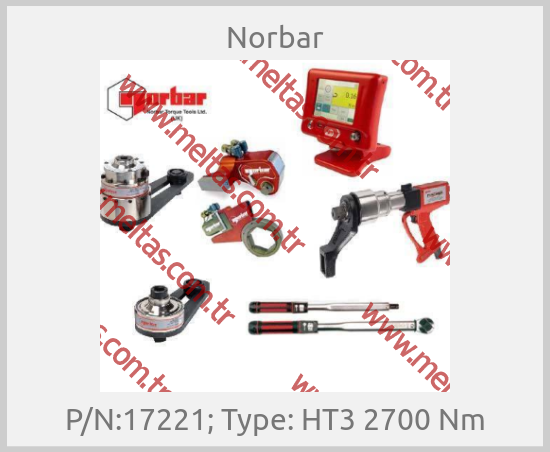 Norbar - P/N:17221; Type: HT3 2700 Nm