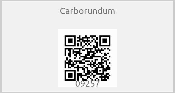 Carborundum - 09257