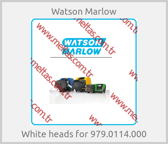 Watson Marlow - White heads for 979.0114.000
