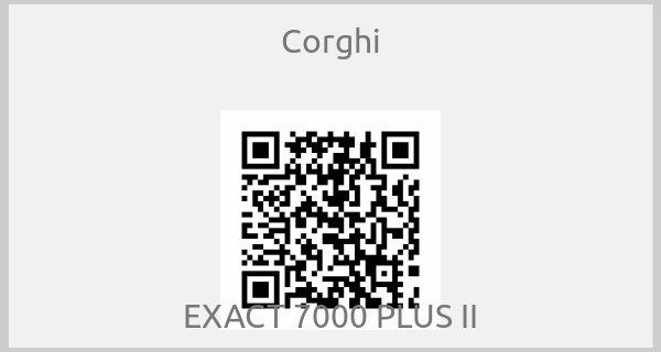 Corghi - EXACT 7000 PLUS II