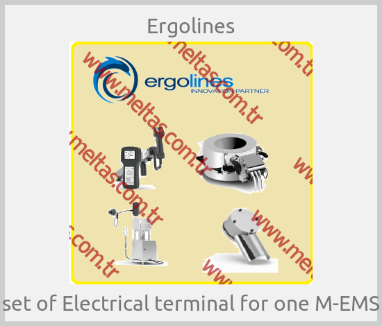 Ergolines - set of Electrical terminal for one M-EMS