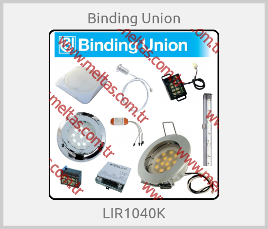 Binding Union - LIR1040K