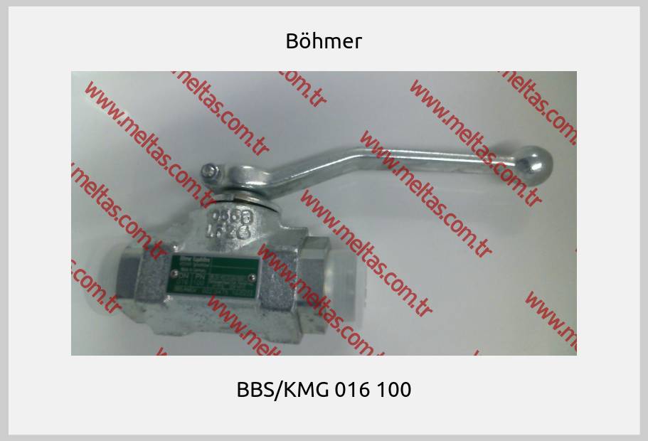 Böhmer - BBS/KMG 016 100