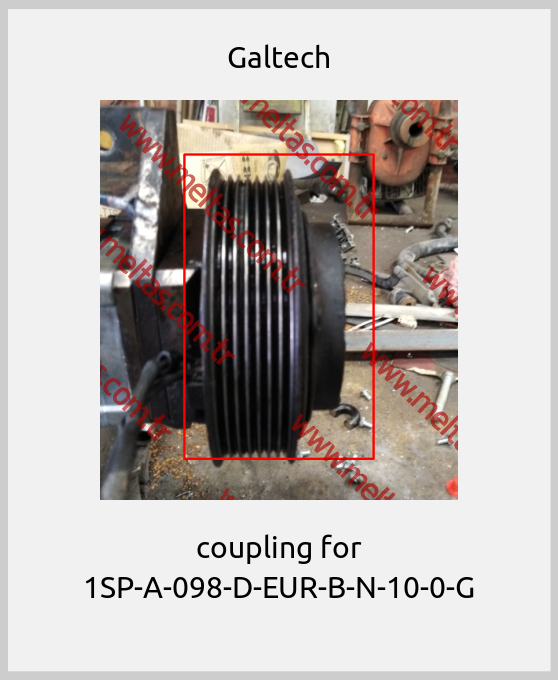Galtech-coupling for 1SP-A-098-D-EUR-B-N-10-0-G