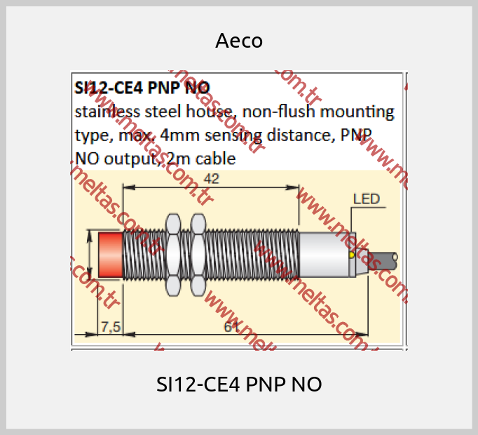 Aeco - SI12-CE4 PNP NO
