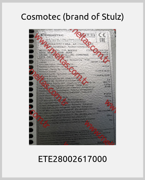 Cosmotec (brand of Stulz) - ETE28002617000