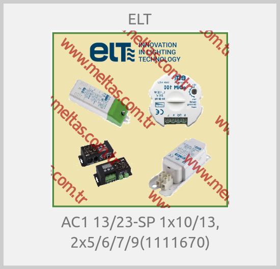 ELT - AC1 13/23-SP 1x10/13, 2x5/6/7/9(1111670)