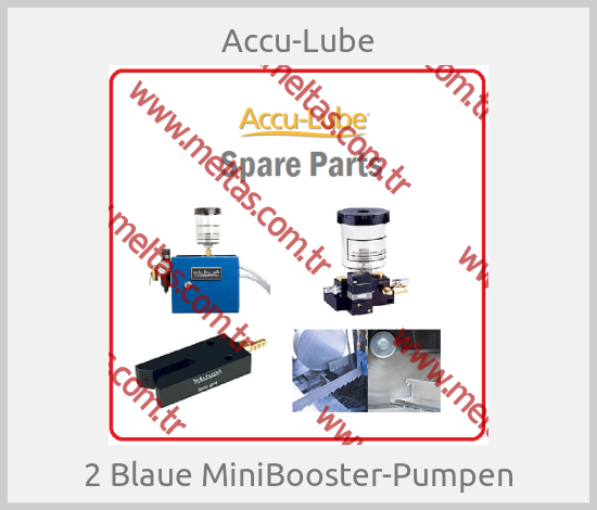 Accu-Lube - 2 Blaue MiniBooster-Pumpen