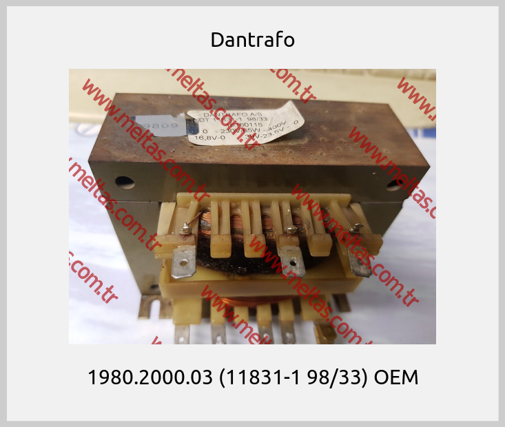 Dantrafo - 1980.2000.03 (11831-1 98/33) OEM
