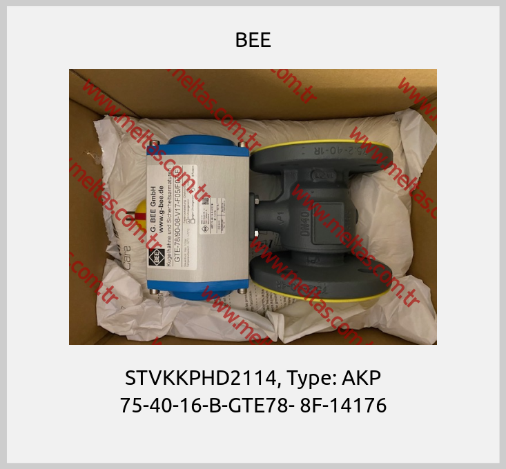 BEE - STVKKPHD2114, Type: AKP 75-40-16-B-GTE78- 8F-14176