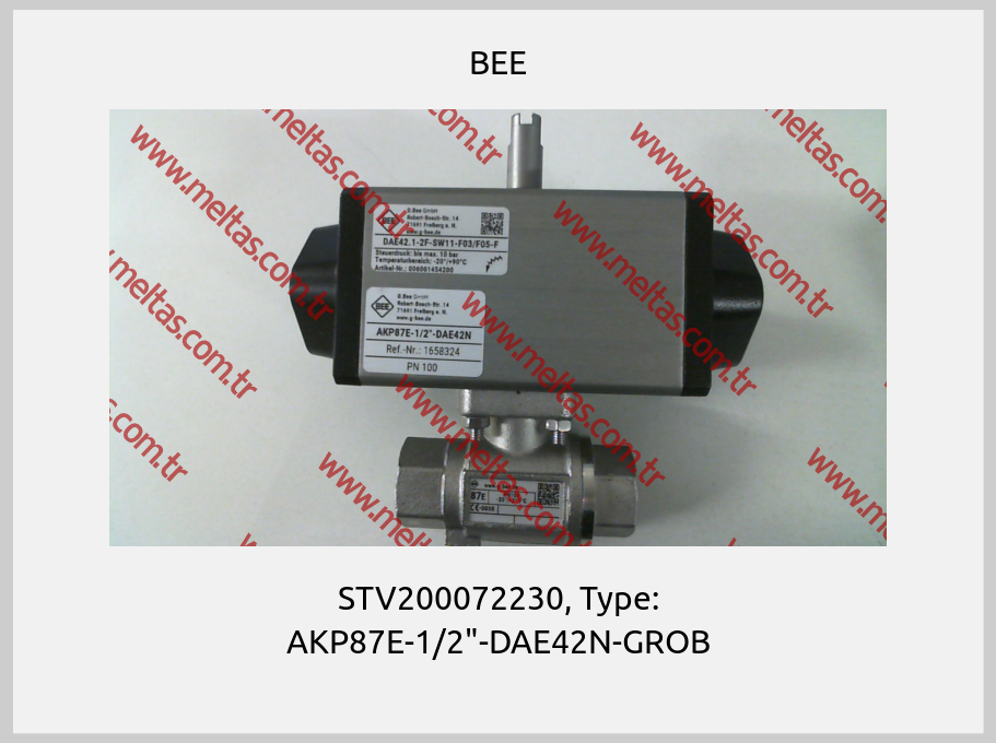 BEE - STV200072230, Type: AKP87E-1/2"-DAE42N-GROB