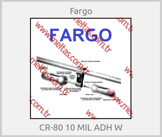 Fargo-CR-80 10 MIL ADH W