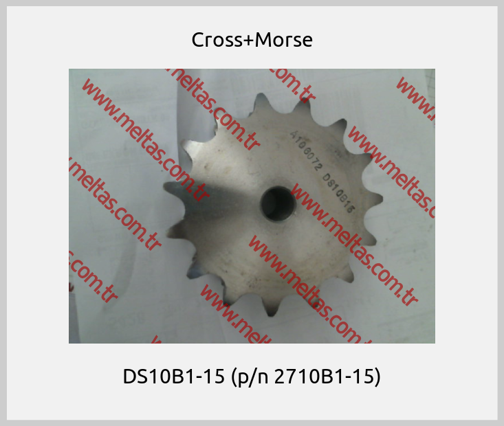 Cross+Morse-DS10B1-15 (p/n 2710B1-15)