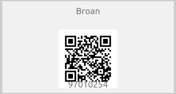 Broan - 97010254