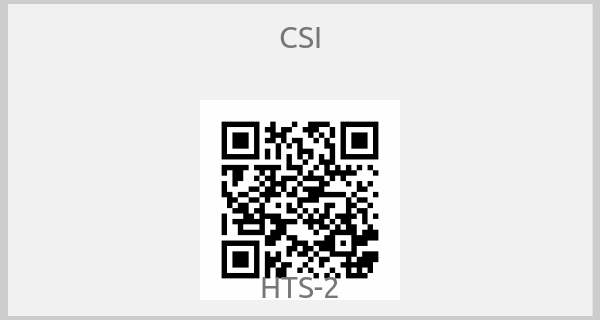 CSI - HTS-2