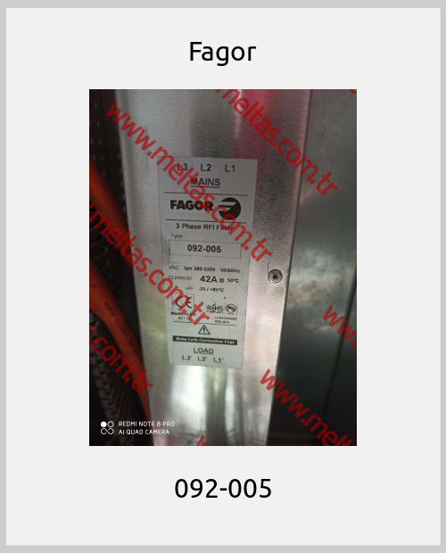 Fagor - 092-005