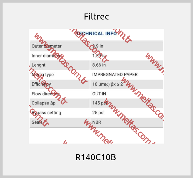 Filtrec - R140C10B 
