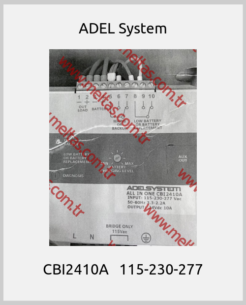 ADEL System - CBI2410A   115-230-277